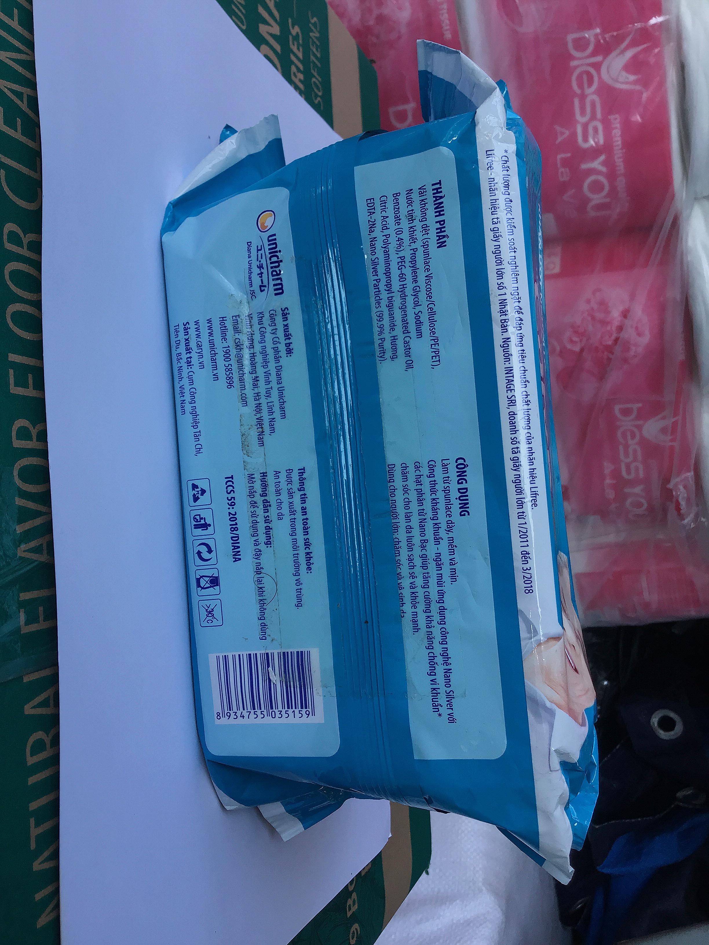 Khăn giấy ướt Caryn 100 tờ
