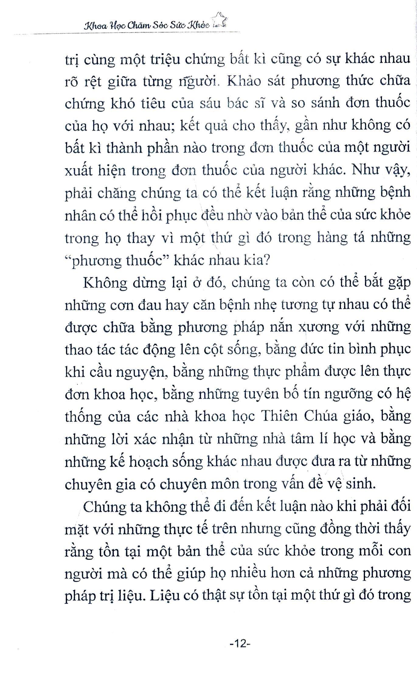 Khoa Học Chăm Sóc Sức Khỏe