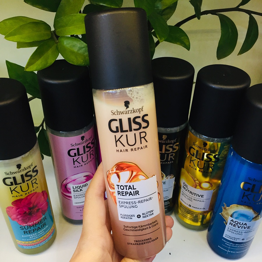 [Chính hãng] TINH DẦU DƯỠNG TÓC GLISS KUR CỦA ĐỨC PHỤC HỒI TÓC - 200ML
