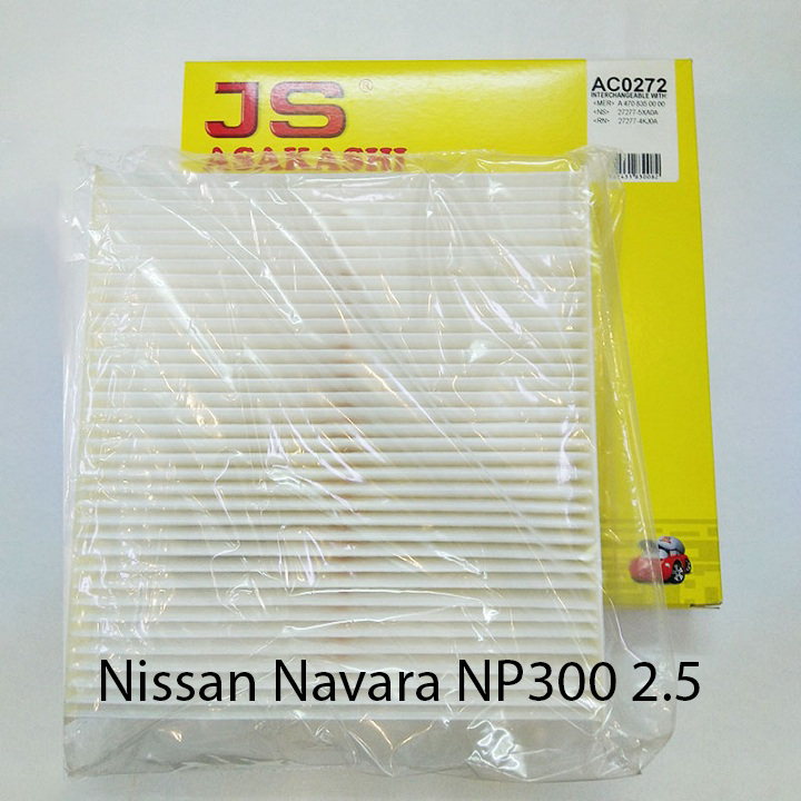 Lọc gió máy lạnh, lọc cabin xe Nissan Navara NP300 2.5 2014, 2015, 2016, 2017, 2018, 2019, 2020, 2021 27277-4KJ0A hàng Nhật AC0272