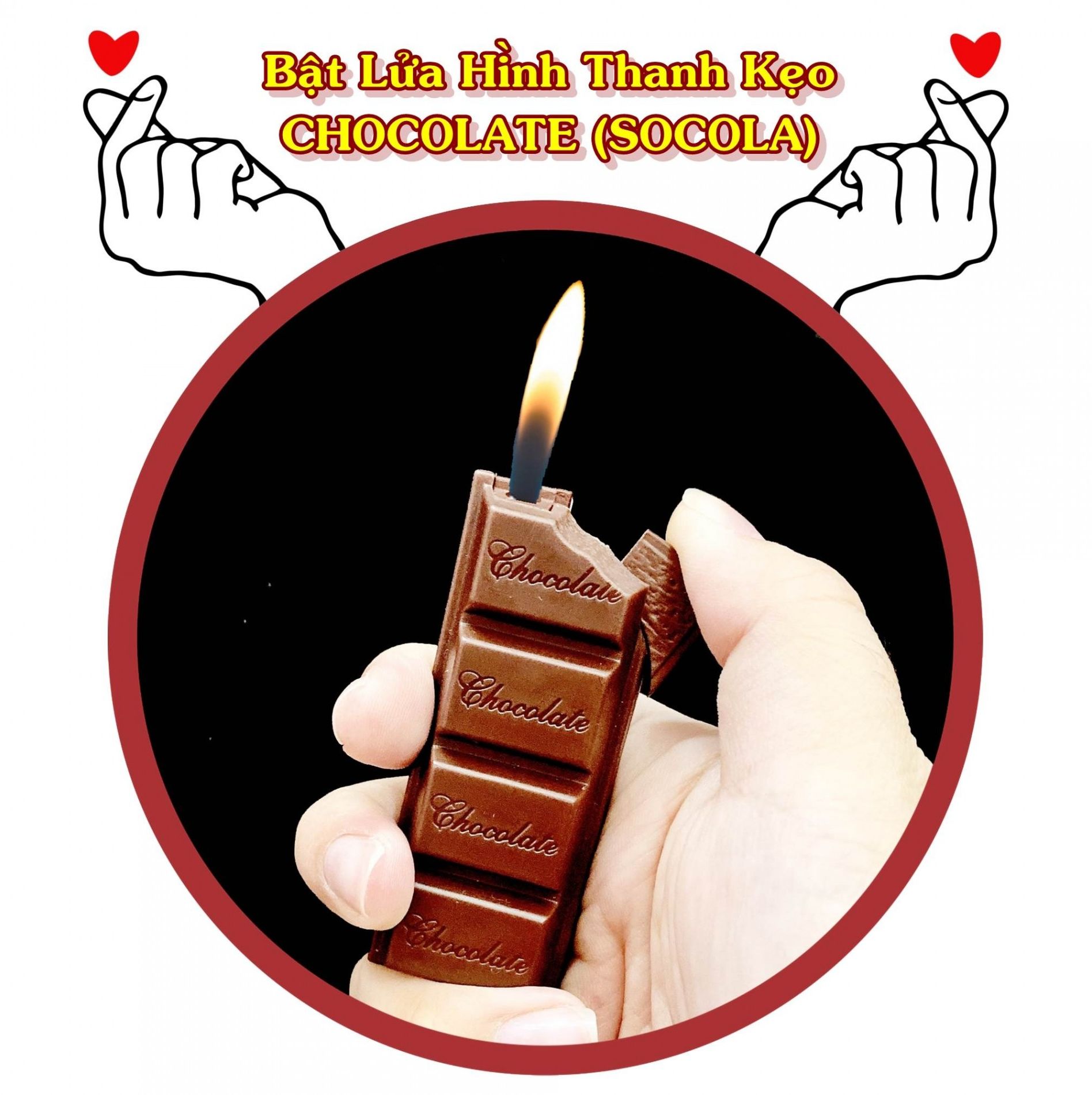 Bật lửa hình thanh kẹo chocolate -