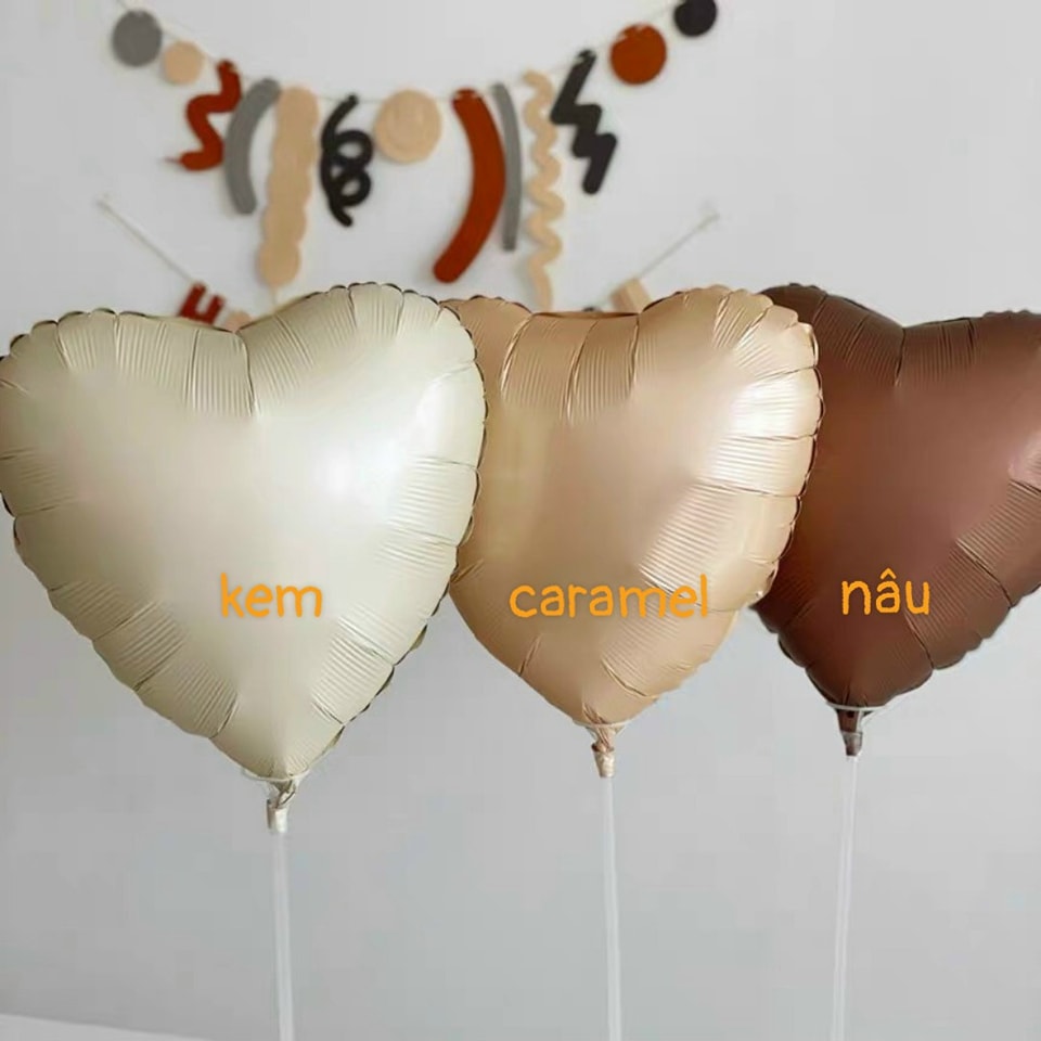 Bóng trang trí hình trái tim nhiều size