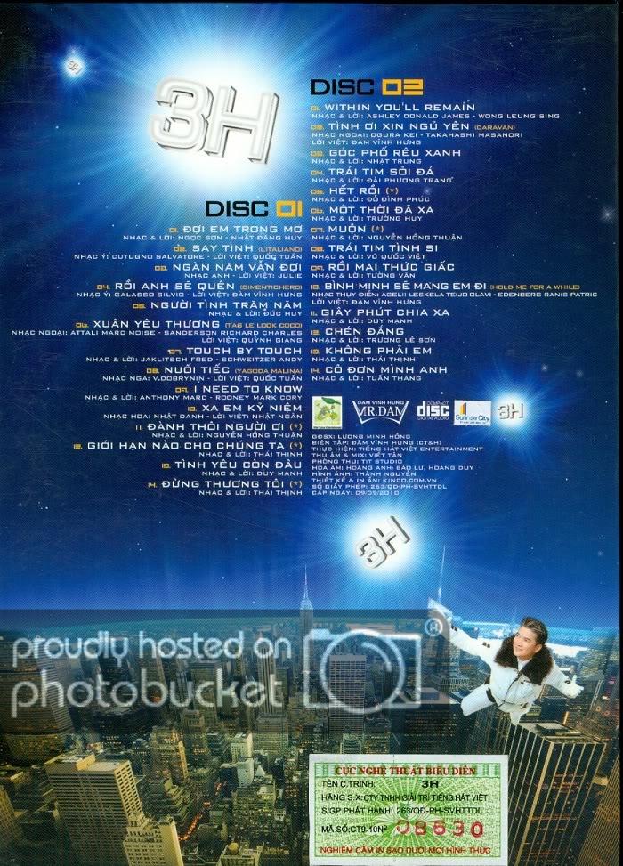 CD  3H REMIX - ĐÀM VĨNH HƯNG  CHẤT LƯỢNG LOSSLESS