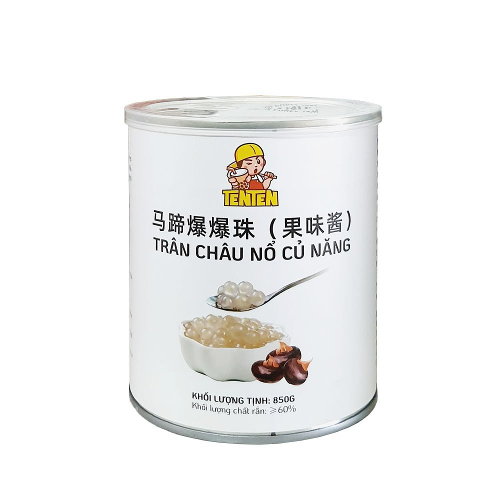Hạt nổ củ năng mao mao lon 900g
