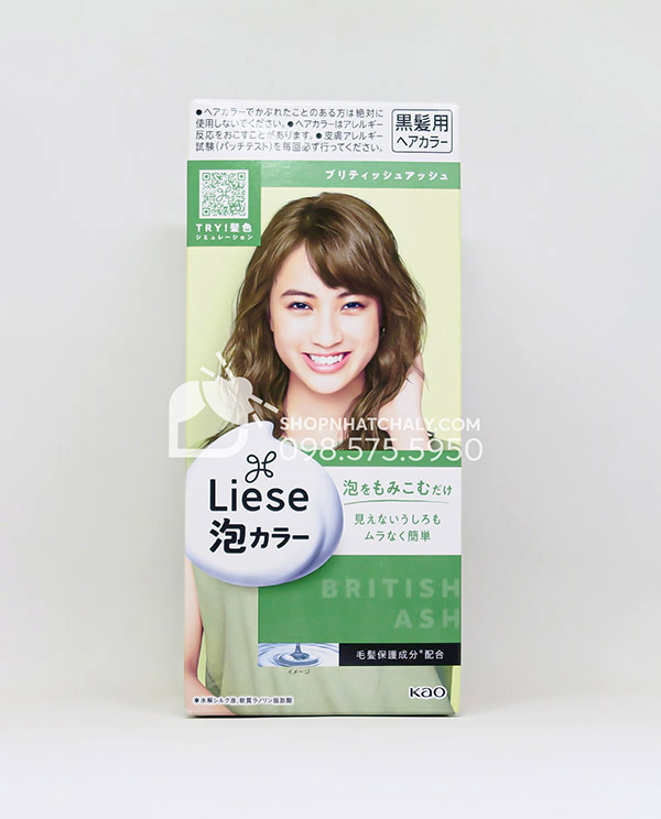 Thuốc nhuộm tóc dạng bọt dưỡng tóc Kao Liese Prettia nội địa Nhật