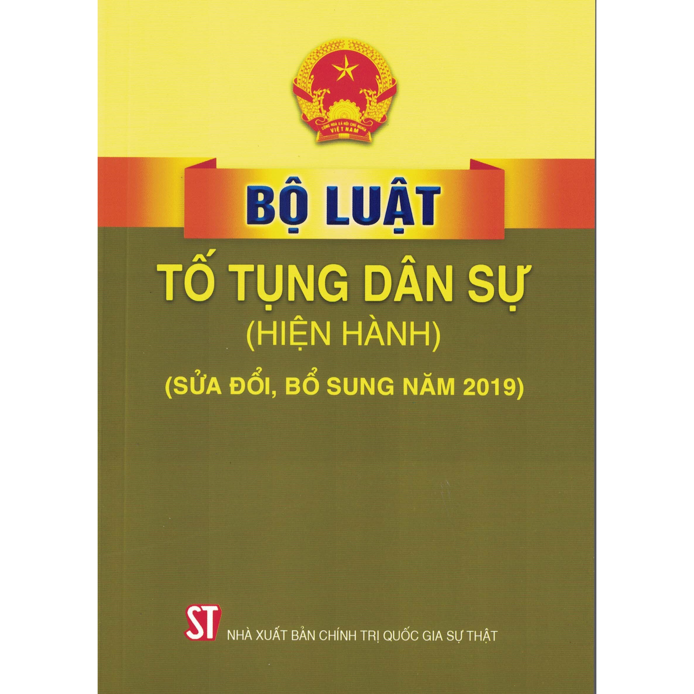 Bộ luật tố tụng dân sự (hiện hành) sđ,bs 2019