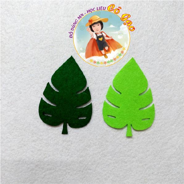20 LÁ VẢI NỈ TRANG TRÍ