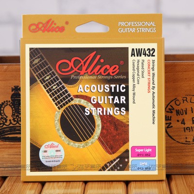 Bộ 6 Dây Guitar Acoustic Alice AW432