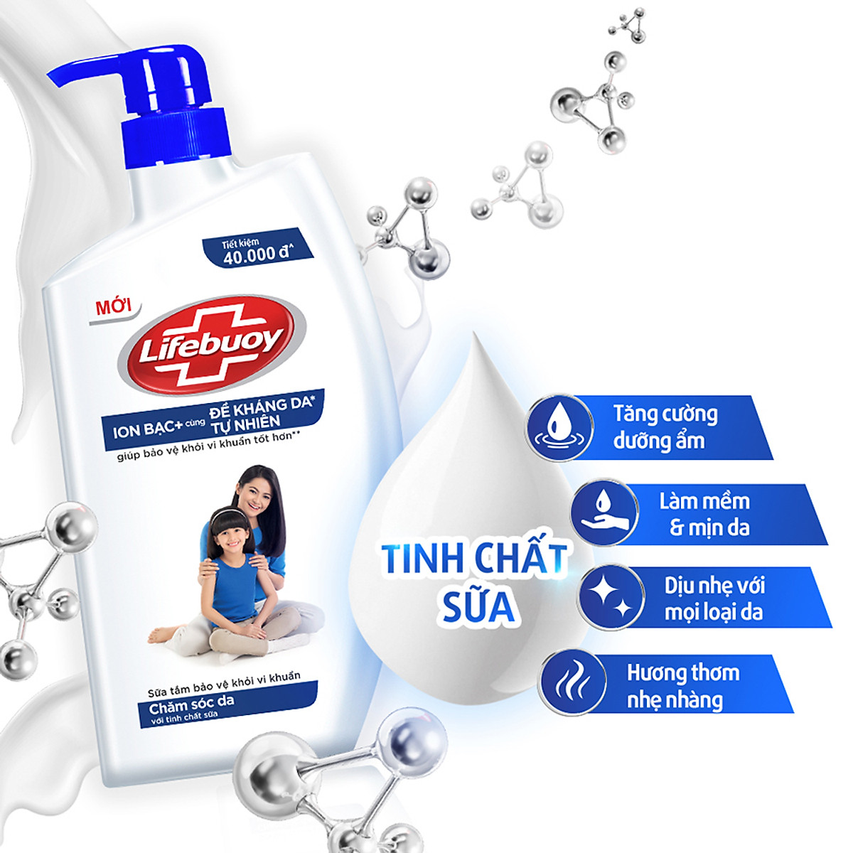 [HCM]Sữa Tắm Lifebuoy chai 850G