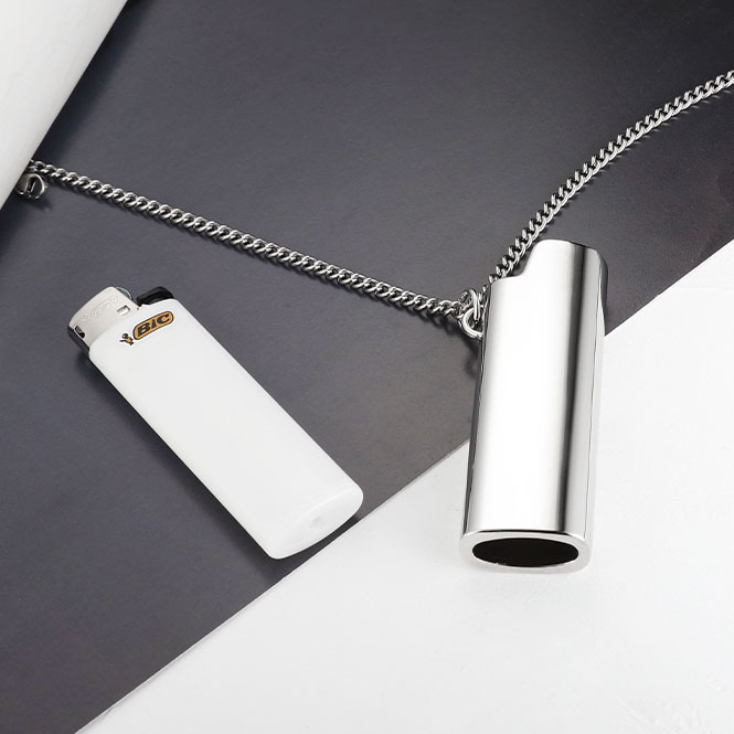 Vỏ Bật Lửa Bic j3 Slim - Kèm Dây Đeo Và Bật Lửa