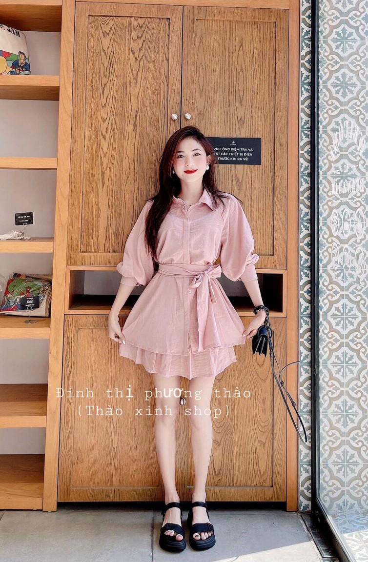 Set váy đũi cột eo cho cô nàng sang chảnh