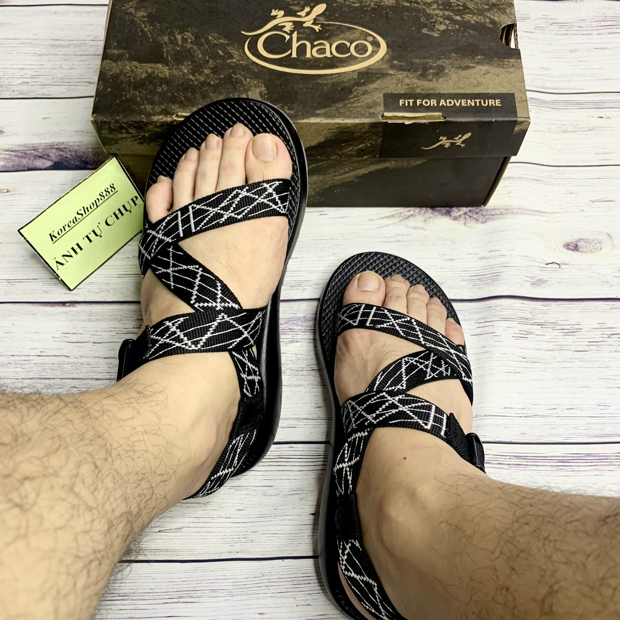 Dép Xăng Đan Nam Nữ Chaco Quai Dù Mã D38