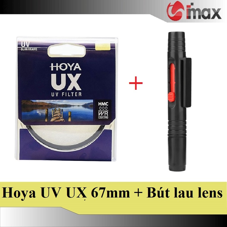 Kính lọc Filter Hoya UV UX 67mm + Bút lau lens