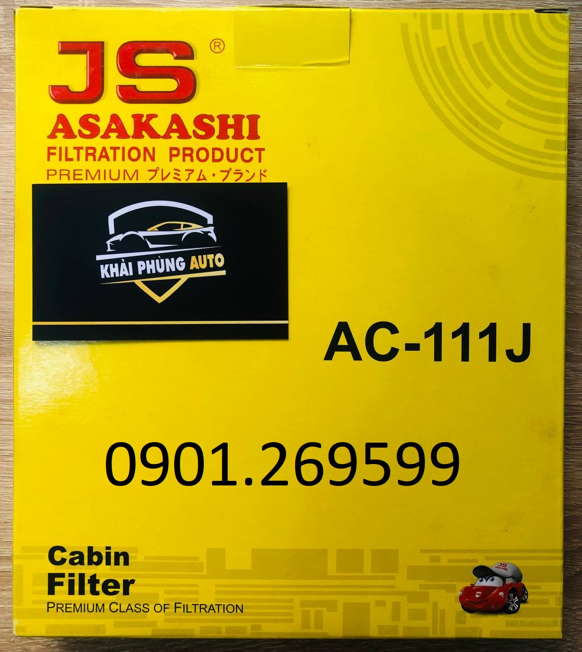 Lọc gió điều hòa (cabin) AC111J JS Asakashi Nhật Bản xe ô tô Lexus ...