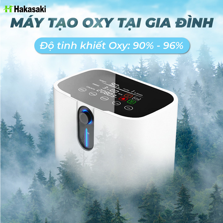 Máy Thở Oxy Y Tế Hakasaki Dung Tích 7 Lít