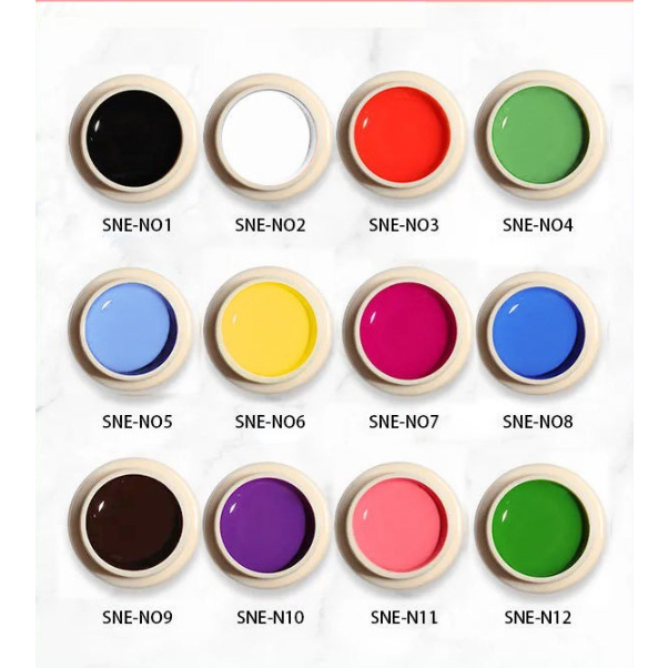 Set gel vẽ móng 12 màu cực chuẩn đẹp