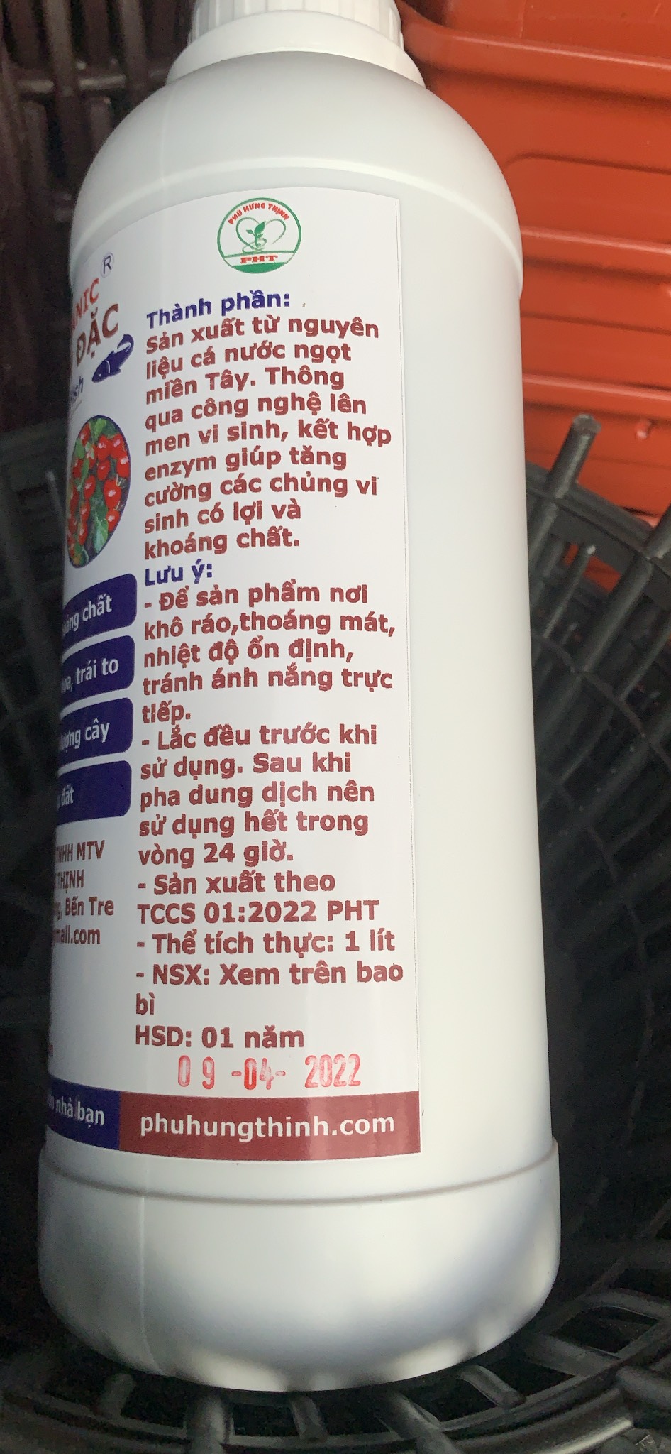 Phân bón đạm cá Fuganic bình 1 lít