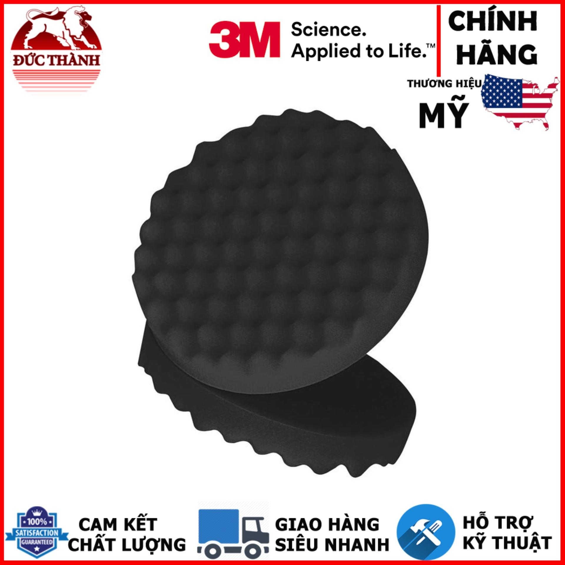 Đĩa xốp đánh bóng 3M Foam Polishing Pad 05727 12.5cm (Đen)