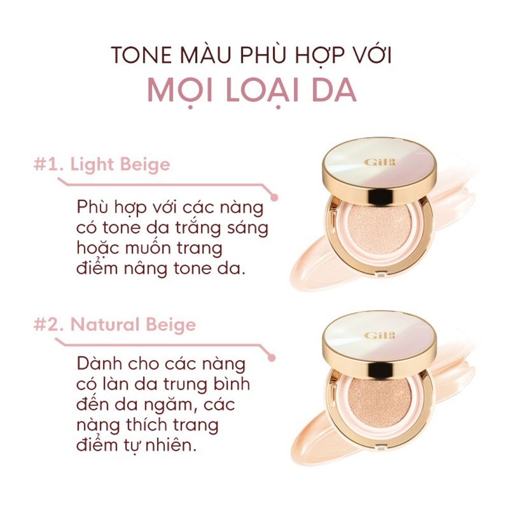 (sẵn)Phấn nước GILAA LONG WEAR DD CUSHION