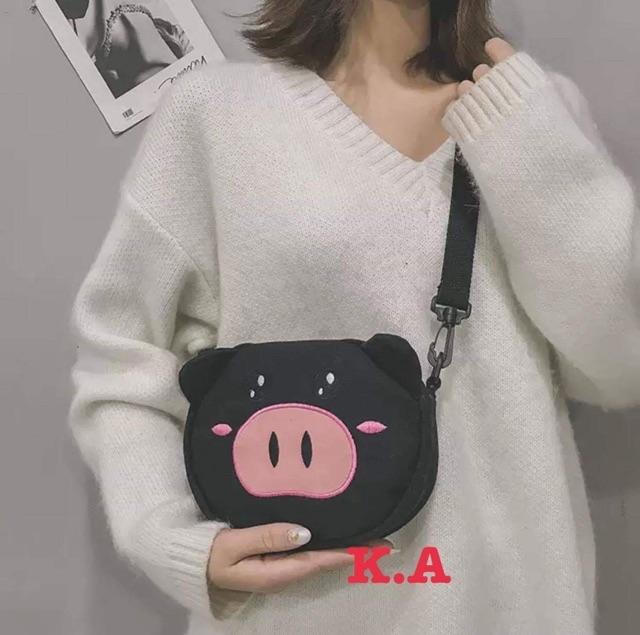 Túi Đeo Chéo Hình Lợn Cute
