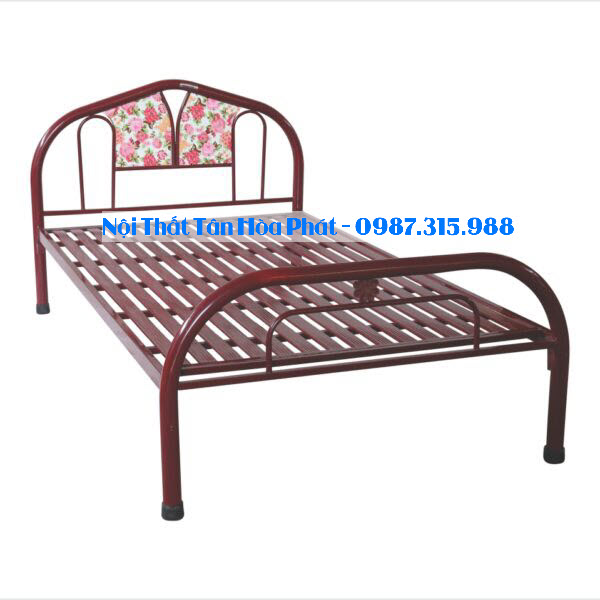 Giường sắt cao cấp 1m6 x 2m Tân Hòa Phát mẫu mới