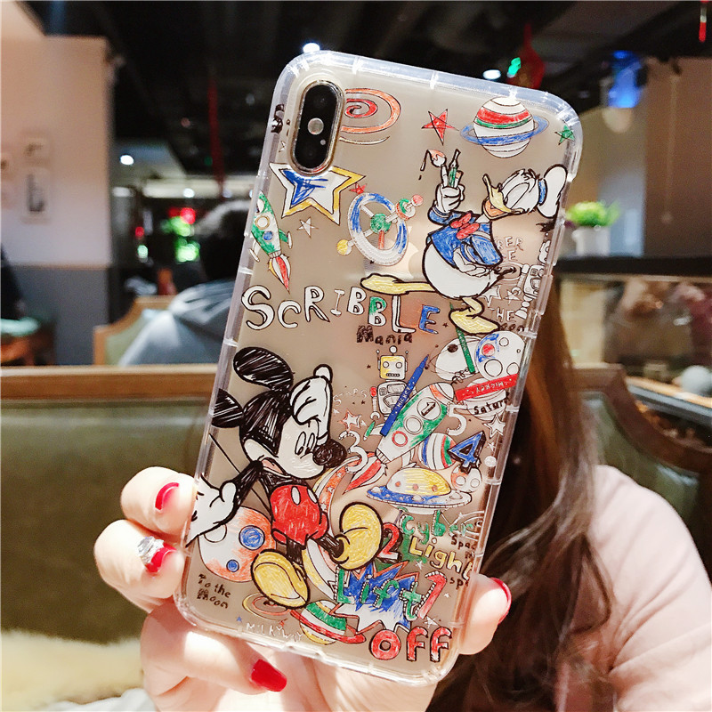 Ốp Lưng Silicon Chống Sốc Mickey