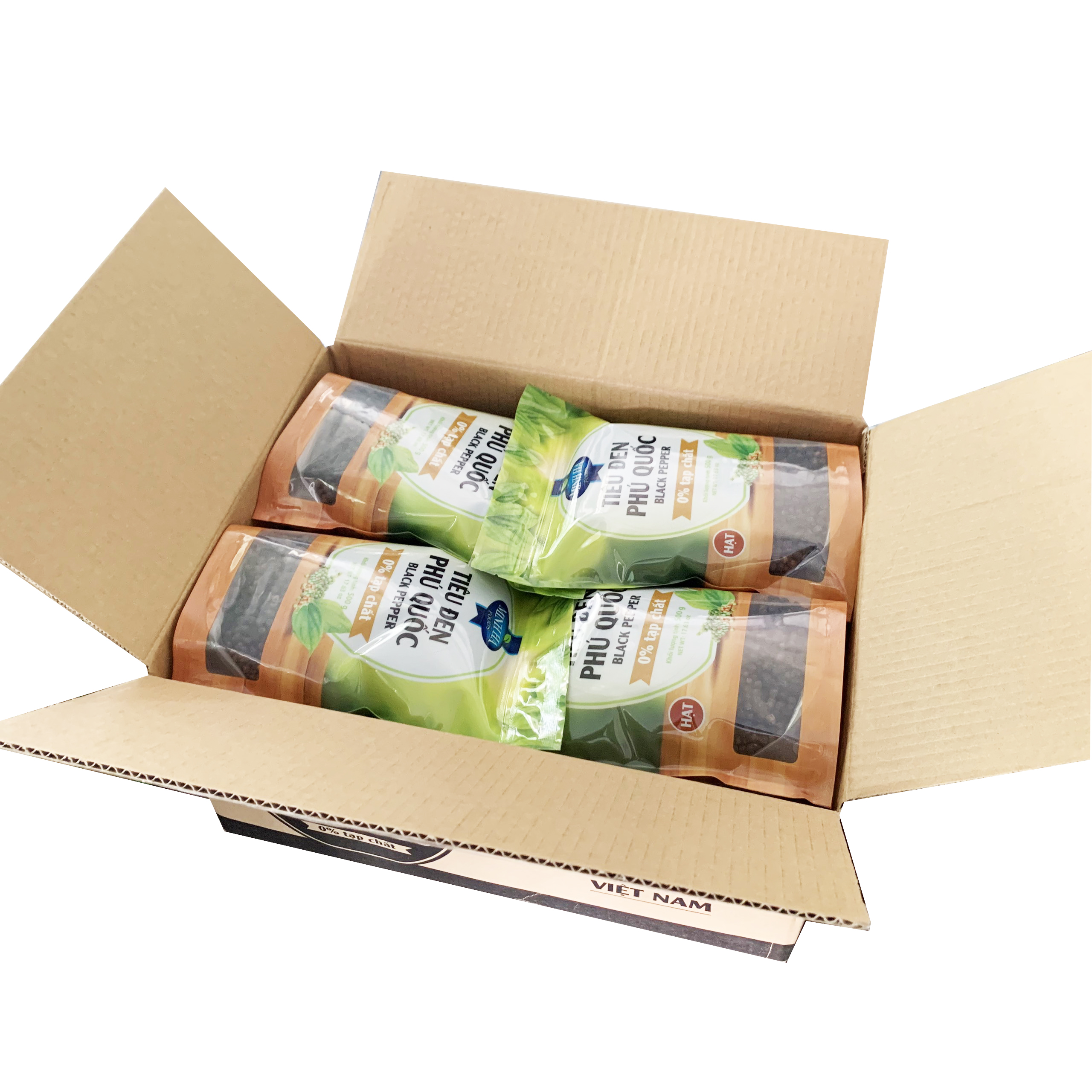 Tiêu đen Phú Quốc Nguyên hạt 500g