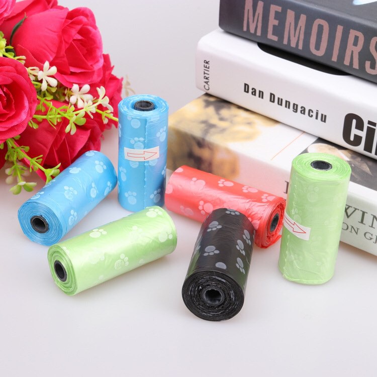 Cuộn Túi Đựng Phân Chó Mèo (15 túi/cuộn)