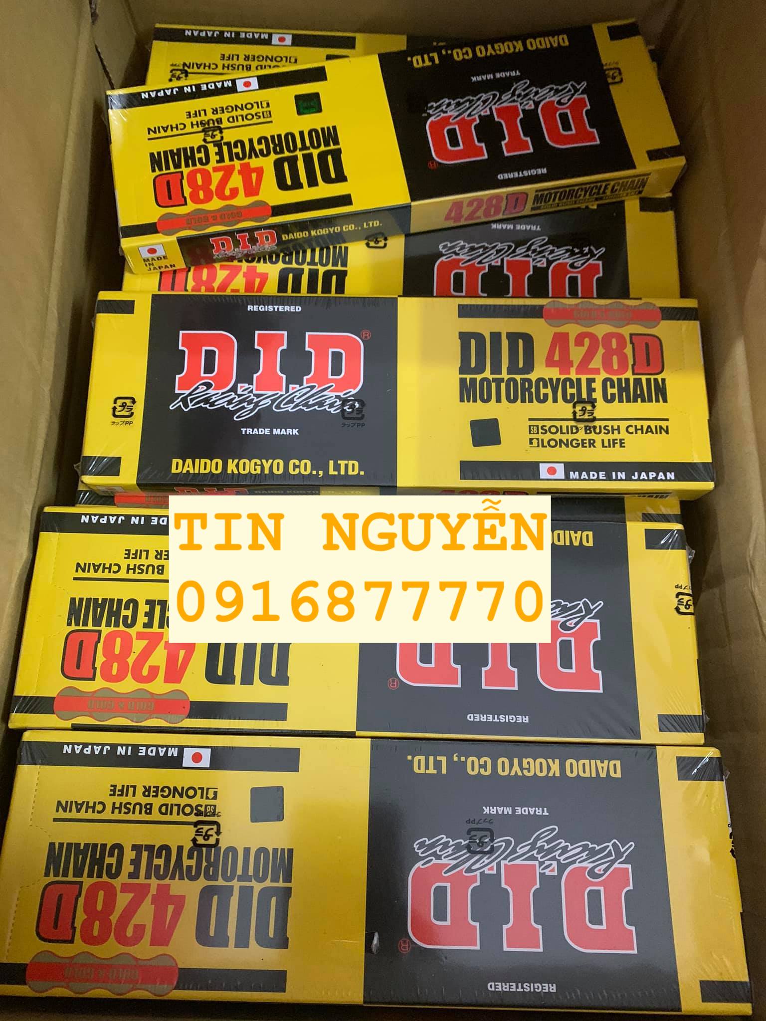 Sên vàng did 9 ly 428d - 124 mắc - made in japan