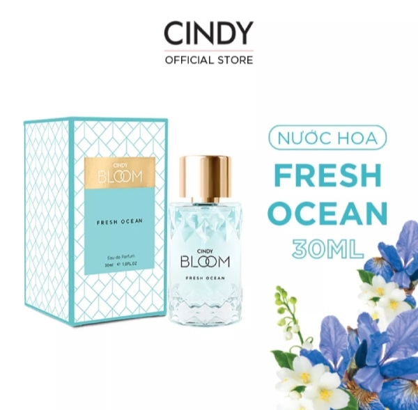 Nước hoa nữ CINDY BLOOM FRESH OCEAN mùi hương năng động trẻ trung 30ml chính hãng giá rẻ