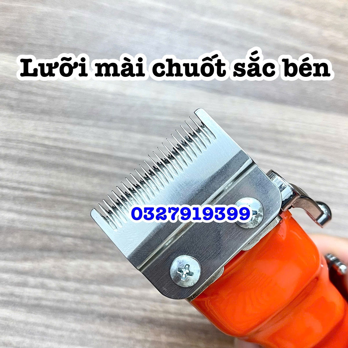 POP F6 Tông đơ cắt tóc lưỡi kép cao cấp công suất 10W màn hình LCD hiển thị pin thời gian sử dụng 180 phút phù hợp cho gia đình salon