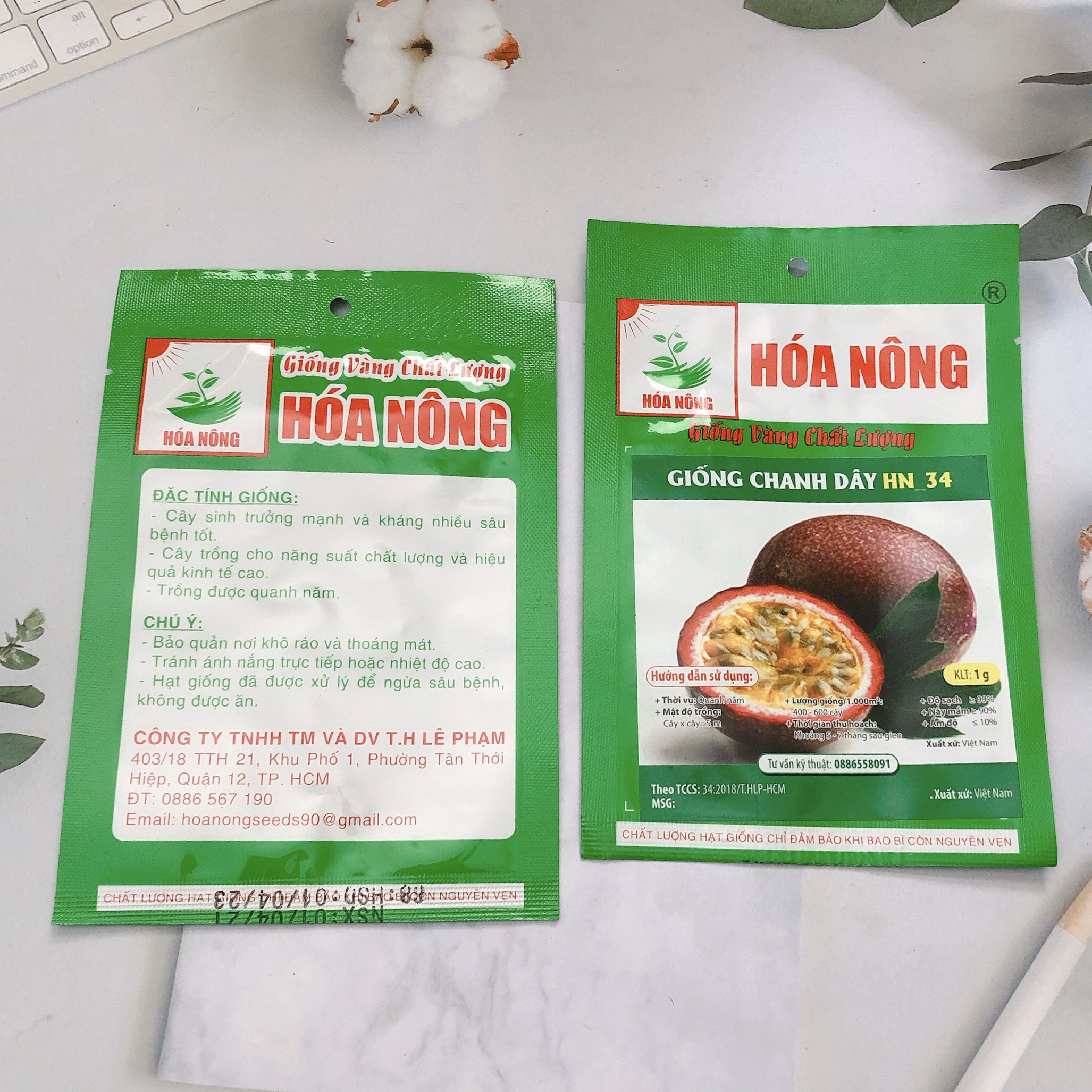 Hạt giống Chanh dây HN-34 gói 5gr