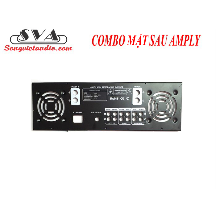 MẶT SAU AMPLI 2 MIC