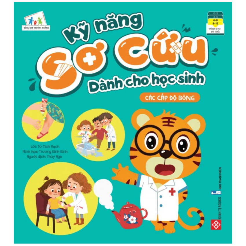 Sách - Combo 5 cuốn: Kỹ năng sơ cứu dành cho học sinh
