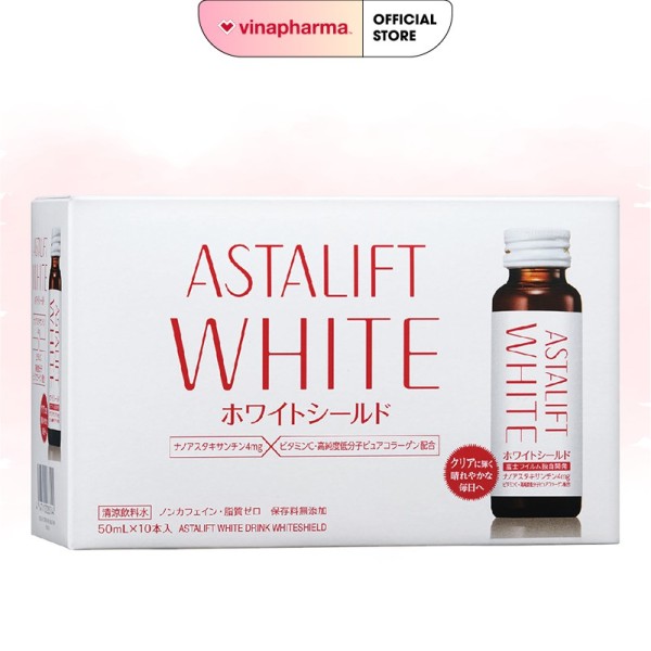 Nước uống Collagen hỗ trợ làm sáng da Nhật Bản | Astalift White Drink Whiteshield | Hỗ trợ làm sáng da hiệu quả