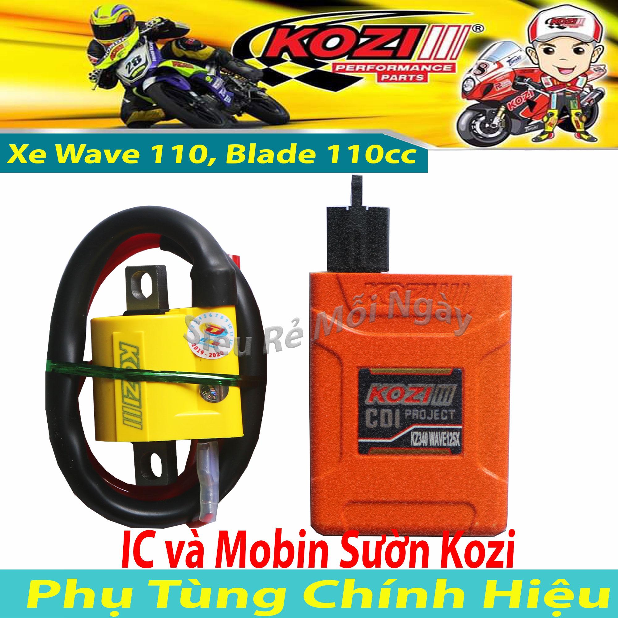[HCM]Combo IC và Mobin Sườn Kozi độ mở tua Future Neo Future 125cc Wave A 2017 đến 2019 Blade 110