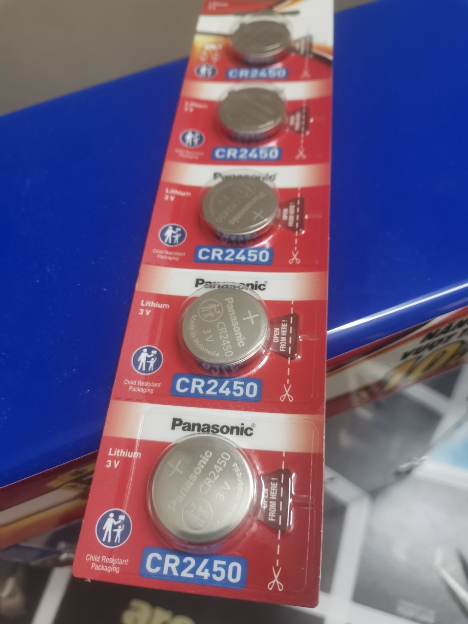Pin điều khiển ô tô CR2450 Panasonic