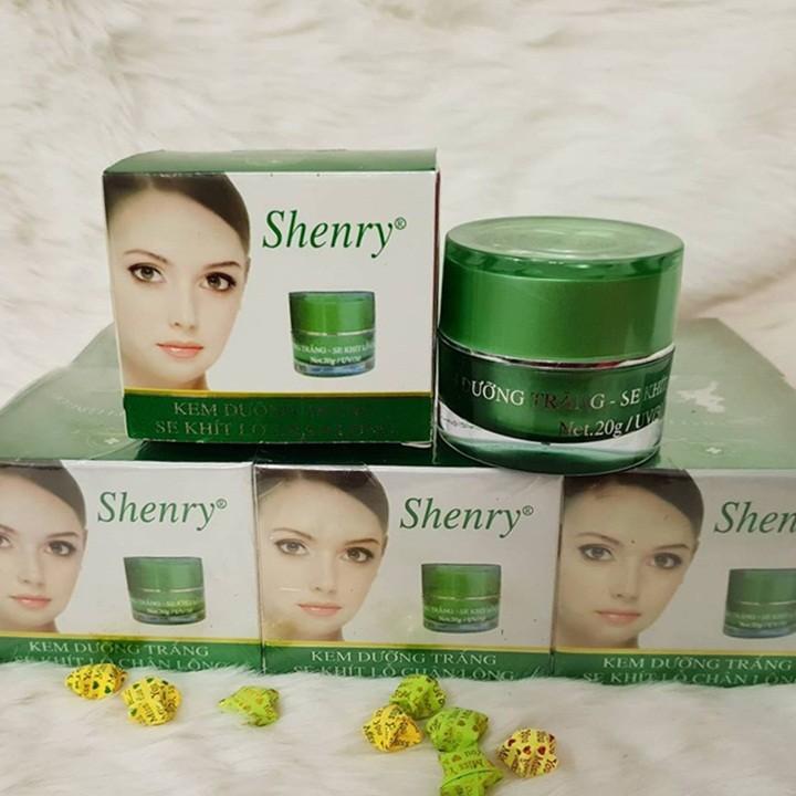 KEM DƯỠNG TRẮNG DA SE KHÍT LỖ CHÂN LÔNG SHENRY
