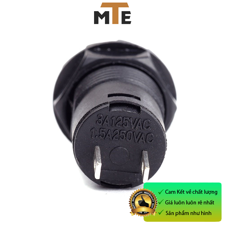 Nút nhấn giữ - nút nguồn 12mm 1.5A 250VAC