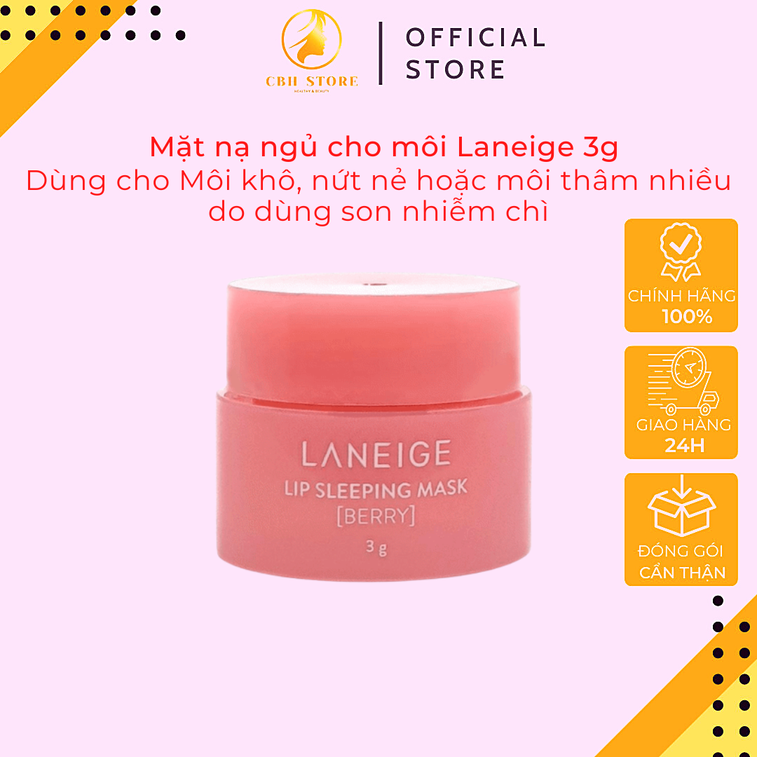[Mini Size] Mặt nạ ngủ cho môi Laneige 3g
