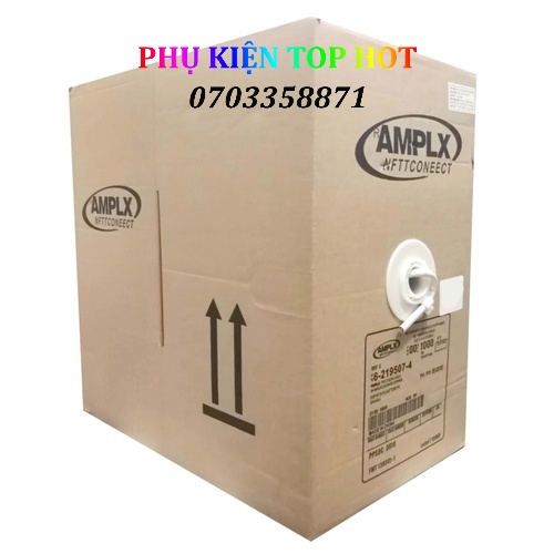 Cáp LAN AMPLX 0332/3332 CAT 5 UTP (300m, Trắng) - Cáp mạng