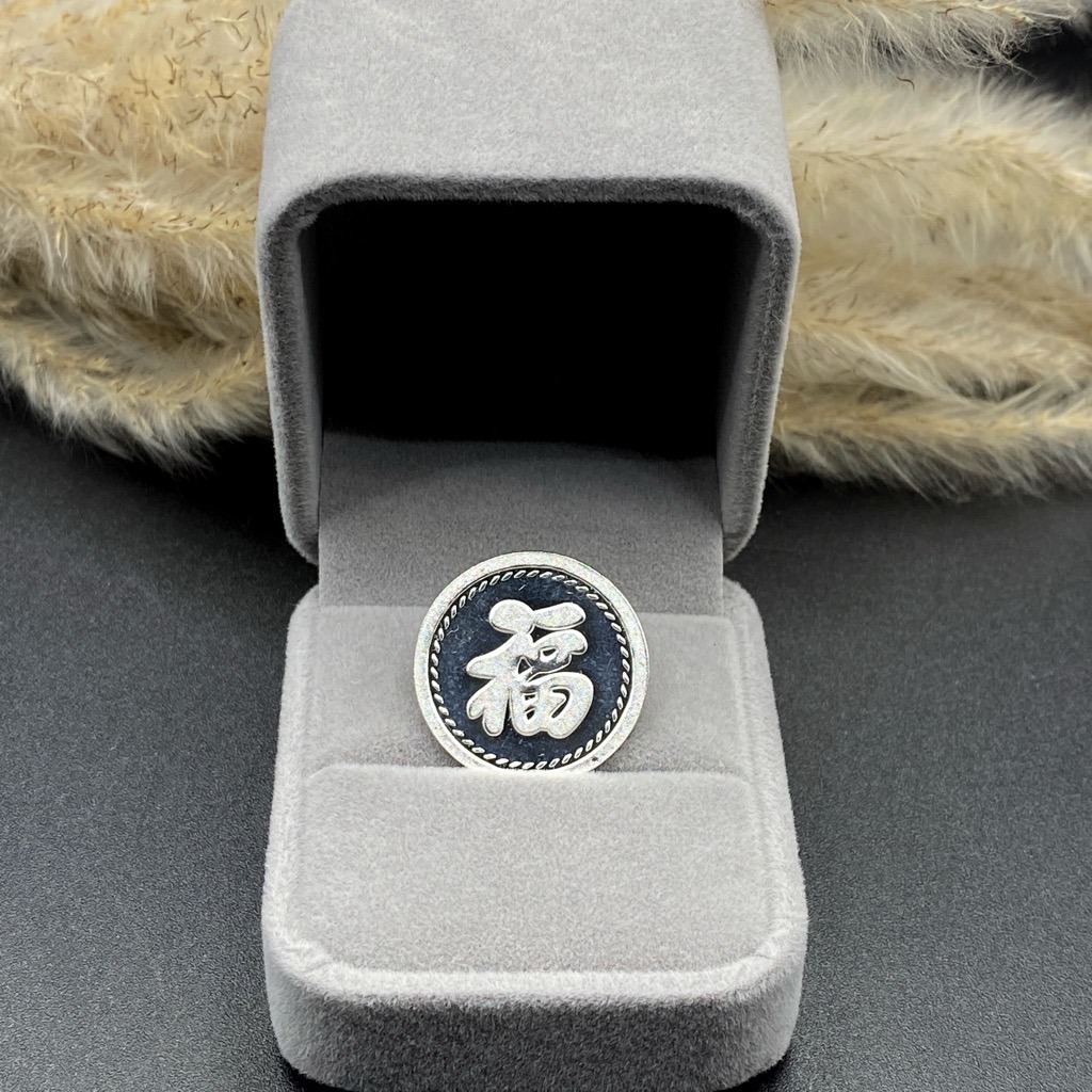 Đồng Xu Đánh Gió Đánh Cảm Bạc Ta Nguyên Chất S99 Mã Đáo Thành Công Đường Kính 2.3cm Bạc Hiểu Minh XDG4