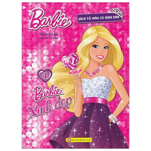 Fahasa - Barbie Xinh Đẹp 4 (Tô Màu Có Hình Dán)
