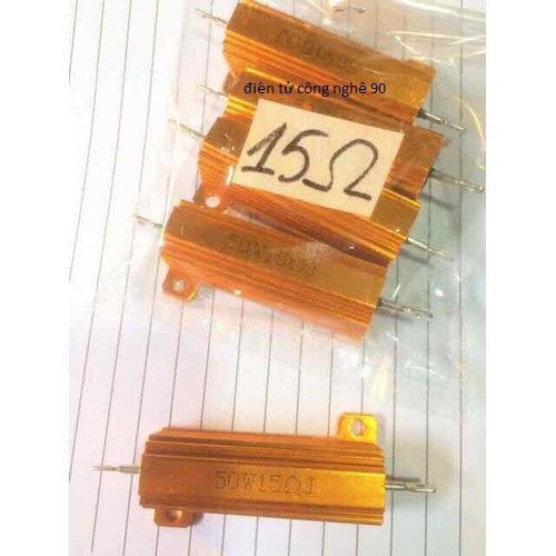 2 con điện trở nhôm 15 ôm 50W