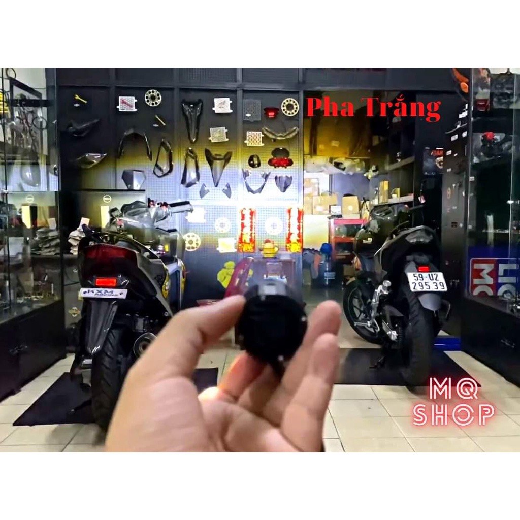 Đèn Trợ Sáng Mini Bi Cầu 2 Mầu Cos Vàng Pha Trắng