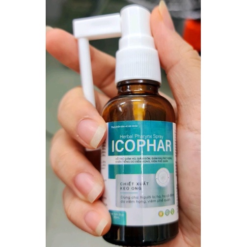 Xịt Họng Thảo Dược ICOPHAR Chai 30ml