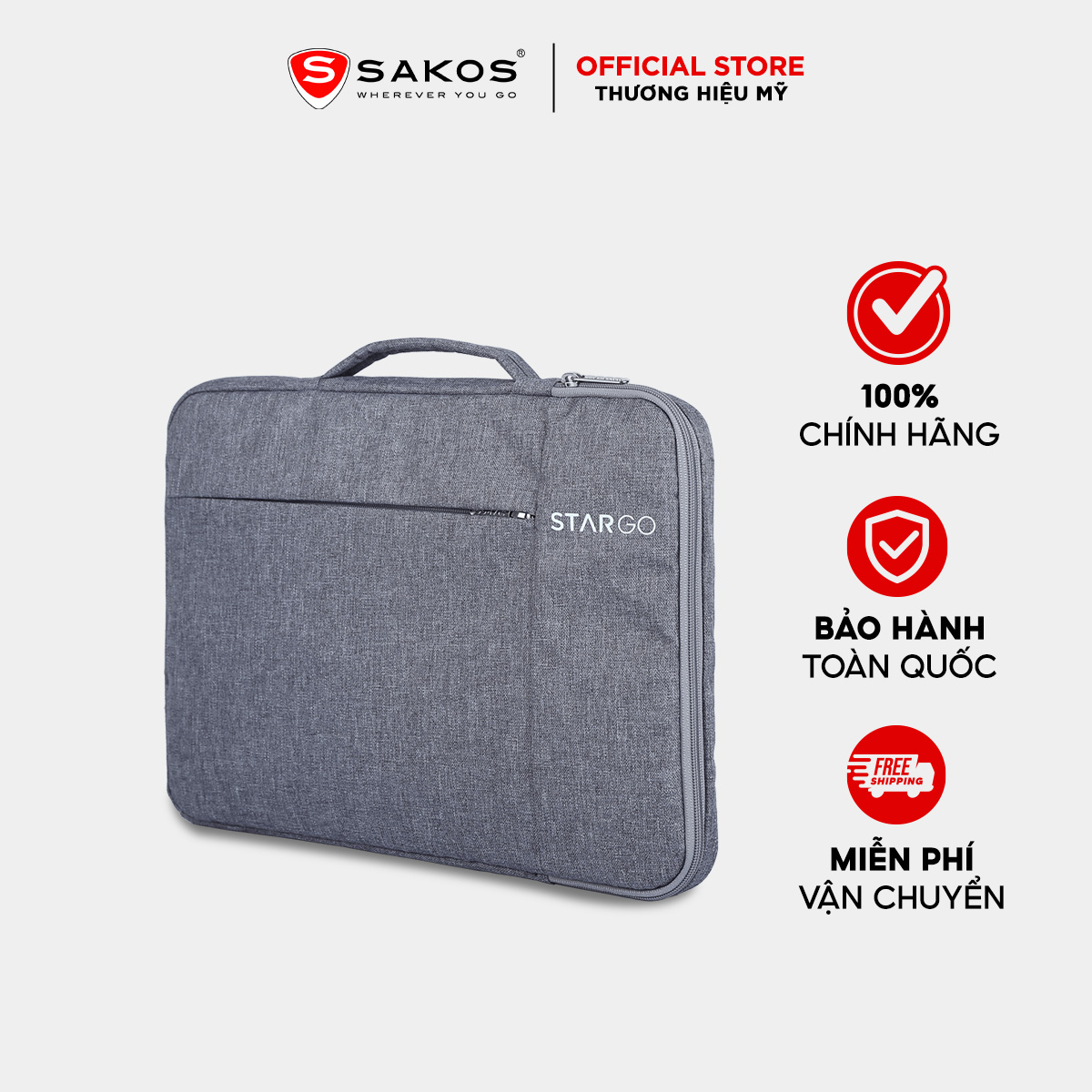 Túi Bảo Vệ Laptop STARGO SLIGHT 17 inches chống sốc, gọn gàng, dễ mang theo
