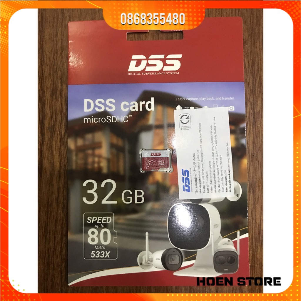 Thẻ Nhớ DSS 32Gb & 64GbMicro SD