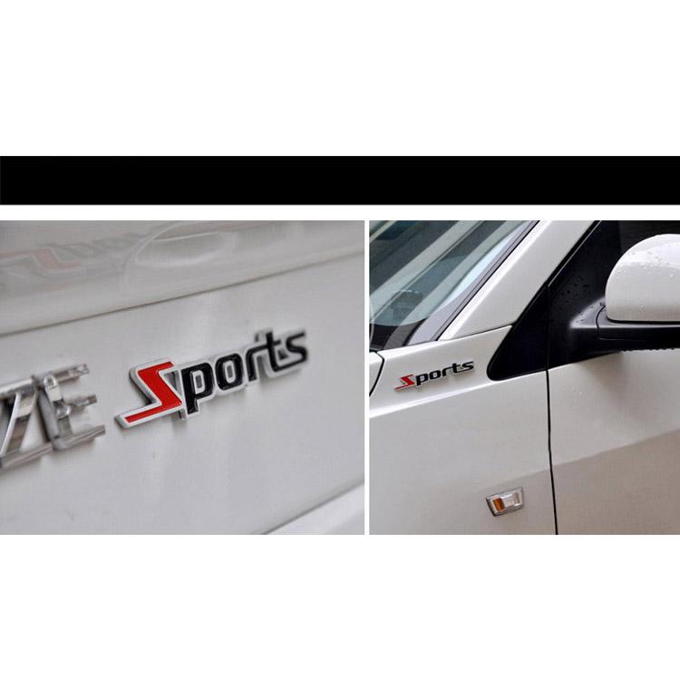 Logo dán S P O R T xe hơi