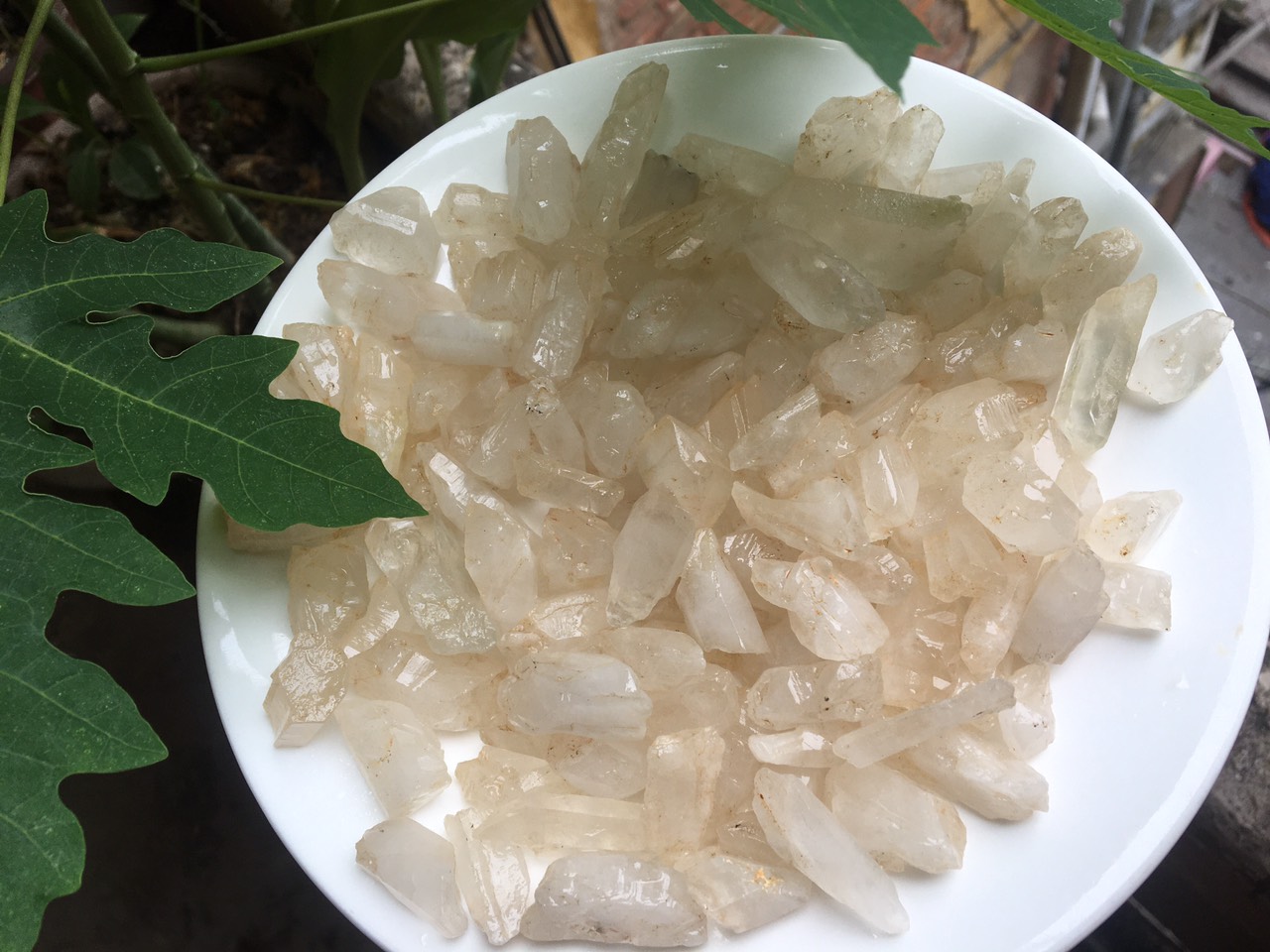 [Natural Clear Quartz Crystal 100gr]Tinh Thể TA Trắng Tự Nhiên
